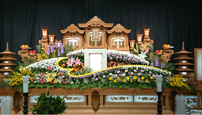 川棚会館 花祭壇